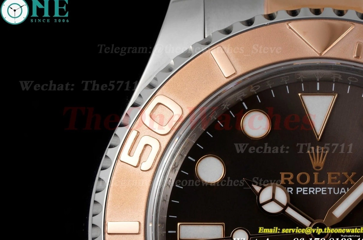 VSF Dial VS3135 Yacht-Master Brown 116621 RG SS 40mm 0131